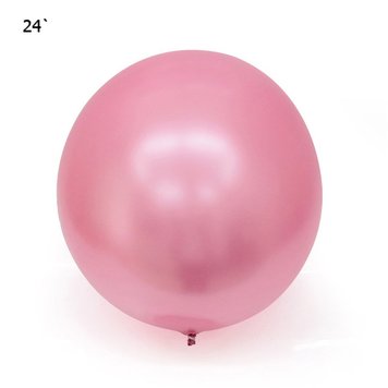 Куля Bubbles "Metallic" 22` - рожевий АКЦІЯ 09166 фото