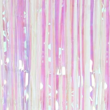Декоративна шторка для фотозони - перламутрова з рожевим відблиском 1м*2м 13147 фото