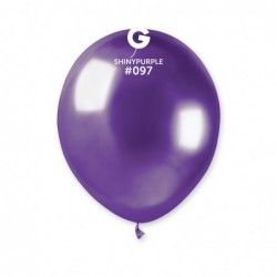 Куля латексна Gemar "Хром" - фіолетовий 5' 13644 фото