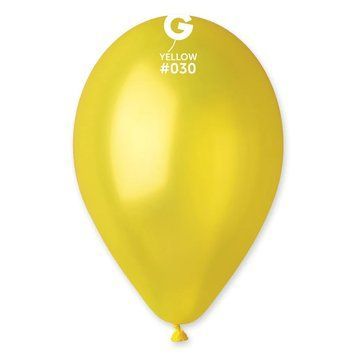 Шар латексный Gemar GM90 - желтый 10' 00438 фото