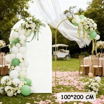 Чехол для металической арки, белый, 100*200 см LU4 17064 фото