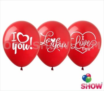 Повітряна кулька Art Show 12' I Love You (1 ст. 100 шт.) 14613 фото