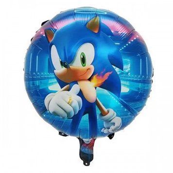 Фольгована кулька Китай КОЛО Сонік Бум Sonic КЛАС 18" 13903 фото