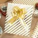 Пакувальний папір Китай (5 листів) "Золоті смуги" Розмір 70см*50см 15198 фото 1