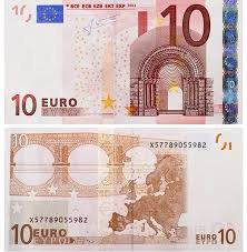 Сувенірні гроші - "10€" 12125 фото