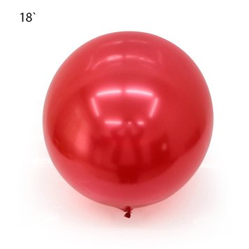 Куля Bubbles "Metallic" 18` - червоний АКЦІЯ 09167 фото