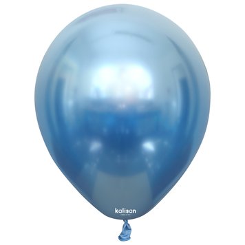 Куля латексна Kalisan "Хром" - синій blue 5' 14597 фото