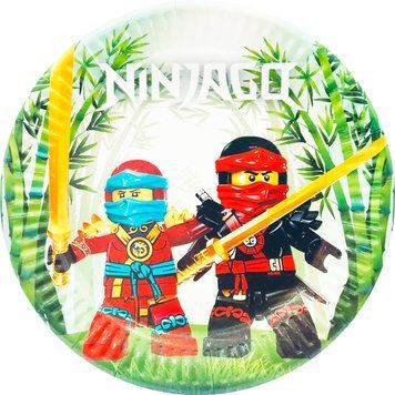 Тарелка маленькая &laquo;Ninjago БАМБУК&rdquo; 10876 фото
