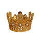 Корона пластмас маленькая золото с белыми камнями NEW. Размер 7см*5.5см 16773 фото 1