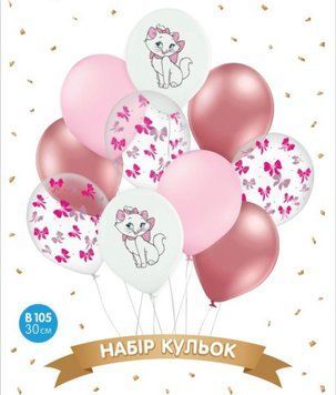 Набор Латексных шаров Sharoff "Кошечка Мэри" (10 шт.) 10429 фото