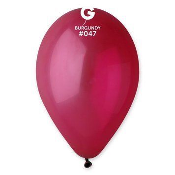 Латексный шар Gemar G90 10" - бургунд 05383 фото