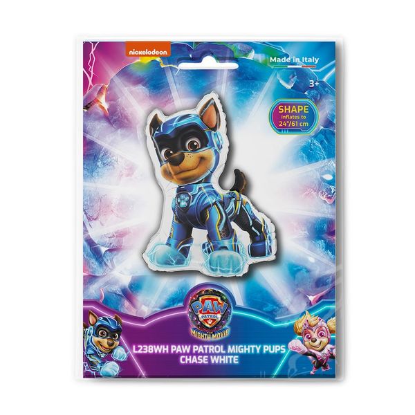 Фольгированный шар (фигура) Италия Супергеройский щенок Чейз - Paw Patrol 61x43 см 15267 фото