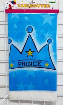 Скатерть с рисунком &laquo;Prince корона голубая&raquo; 108х180 см АКЦИЯ 01511 фото