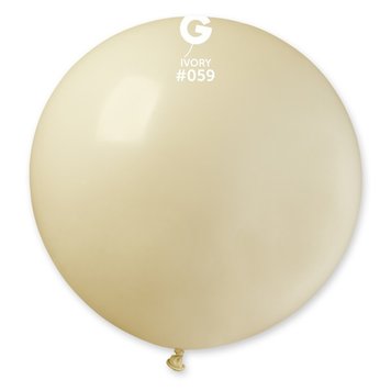 Латексна куля гігант Gemar G220 - айворі 31' 80см 13957 фото