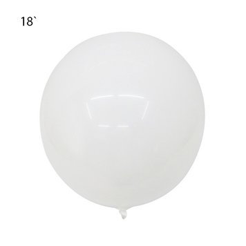 Куля Bubbles "Metallic" 18` - білий АКЦІЯ 09153 фото