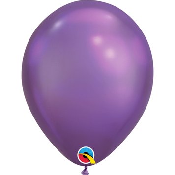 Латексна куля Qualatex Chrome (11') - фіолет АКЦІЯ 05188 фото