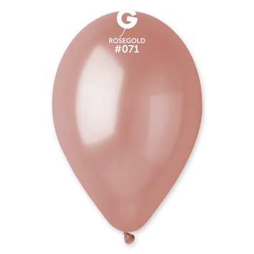 Кулька латексна Gemar GM110 - рожеве золото 12' 10141 фото