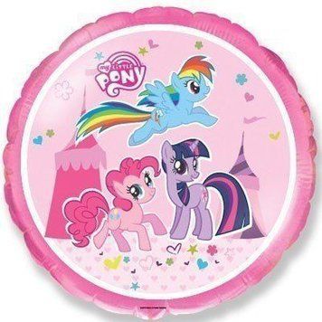 Фольгована Куля Коло Flexmetal "My Little Pony Цирк" 18` 03139 фото