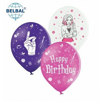 Латексні кульки Belbal Wednesday, рука, Енід (мікс) 30 см 12" (25 шт.) 12539 фото