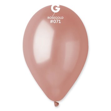 Кулька латексна Gemar GМ90 Італія - ​​Рожеве золото 10'-26см 05202 фото