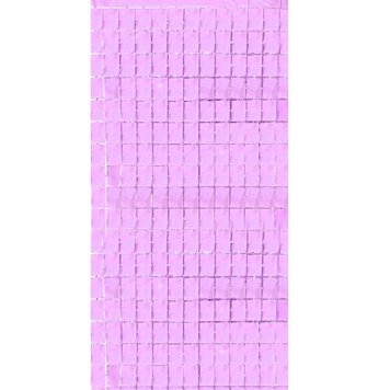 Декоративна шторка для фотозони "Квадратна" - baby pink 1*2 м АКЦІЯ 11891 фото