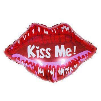 Фольгированный шар Китай "Губы Kiss me" 56см*43см 04123 фото