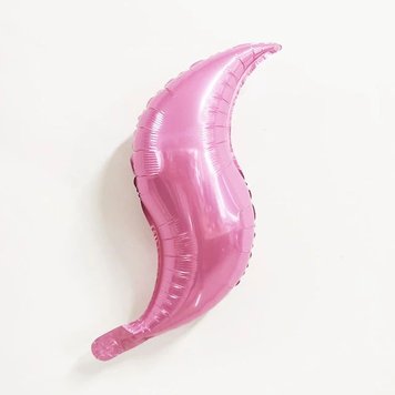 Фольгована куля Китай "Зігзаг хвиля" - рожевий 18" 14502 фото