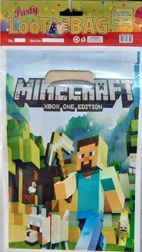 Пакет подарочный детский Майнкрафт Minecraft 16,5*25 см 10 шт. 16451 фото