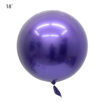 Куля Bubbles "Metallic" 18` - фіолетовий АКЦІЯ 09161 фото