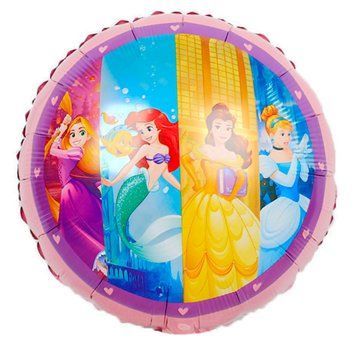 Фольгированный Круг Китай &laquo;Принцессы Disney&raquo; 18' (нов.) 10269 фото