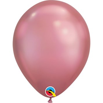 Латексна куля Qualatex Chrome (7`) - рожевий АКЦІЯ 08051 фото