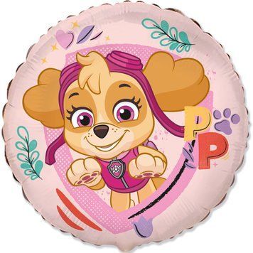 Фольгированный шар Flexmetal Круг Щенячий патруль Скай - Paw Patrol 18" 16706 фото