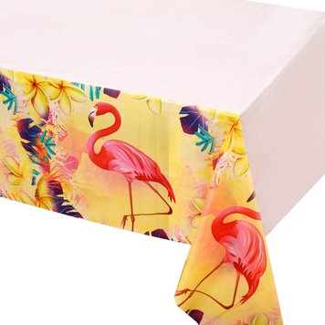 Скатерть с рисунком «Фламинго» 108х180 см АКЦІЯ 05690 фото