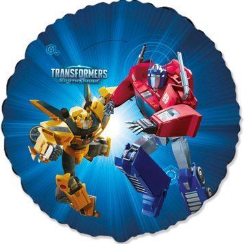 Фольгована кулька Flexmetal Коло Трансформери - Transformers 18" 16709 фото