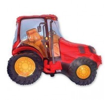 Фольгированный шар фигура Flexmetal "Трактор красный" 