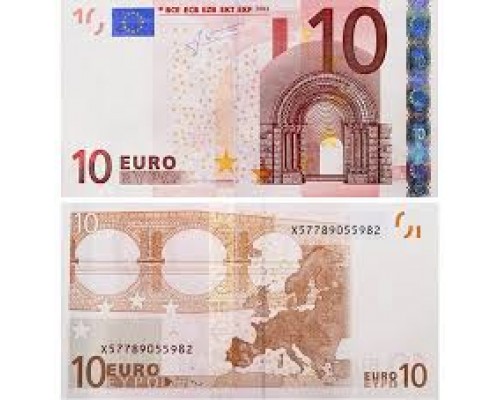 Сувенирные деньги - "10€" 