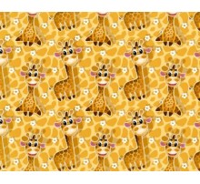 Упаковочная Бумага (5 листов) "Жирафы" (70*100 см)