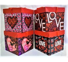 Коробка Подарочная 30*30*30 "LOVE" 