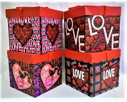 Коробка Подарочная 22*22*22 "LOVE" 