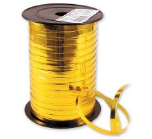 Лента-тесьма для шаров "Боско" - золото металлик 0.5 см (110 м)