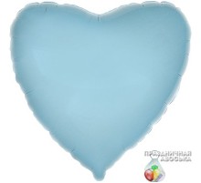 Шар Flexmetal Сердце Голубое 18'