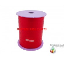Лента-тесьма для шаров "Боско" - красная 0.5 см (225 м)