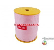 Лента-тесьма для шаров "Боско" - нежно розовая (225 м)