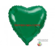 Фолльгированный шар Сердце Китай - «Зеленое» 18'