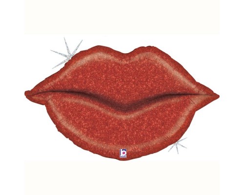 Фольгированный Шар-Фигура Grabo "Перламутровые губы" 99 см