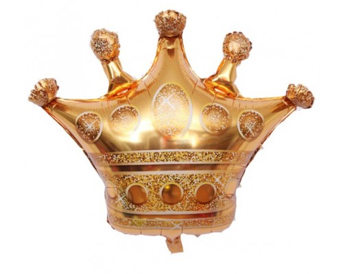 Фольгированная Фигура Китай "Корона" (золото) средняя 75см*70см