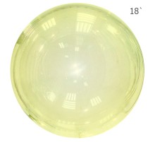 Шар Bubbles 18' - желтый  АКЦІЯ