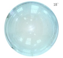 Шар Bubbles 18' - голубой  АКЦІЯ