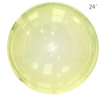 Шар Bubbles 24' - желтый  АКЦІЯ