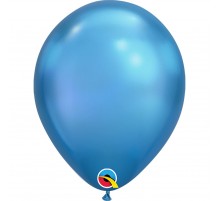 Латекскный Шар Qualatex Chrome (7`) -  голубой  АКЦІЯ